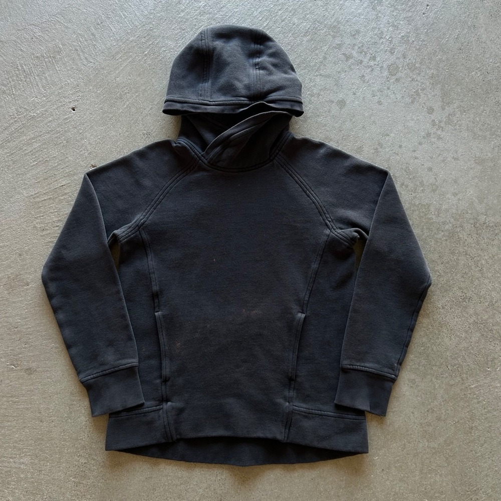 Lululemon Scuba Pullover Sweatshirt Womens 4 Black Crossover Funnel Neck Hoodie